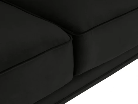 Диван Amsterdam двухместный ОГОГО (арт.342693), (Ткань/Черный)