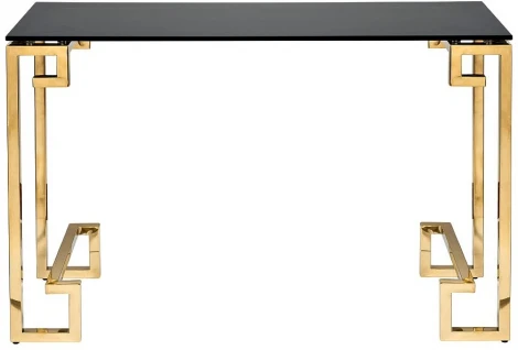Консольный стол Garda Decor 13RXC3049-GOLD (Золото/Черный)