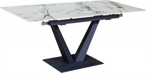 Стол раскладной Top Concept Малибу (120+30+30), керамика глянцевая Ice Jade