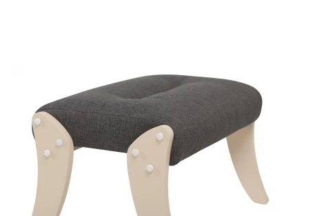 Пуф Leset Дэми (Фанера,Рогожка/Слоновая кость) арт.4687204634154