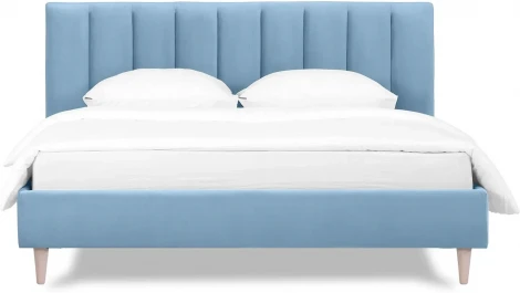 Кровать Queen II Sofia L 1600 ОГОГО (арт.577456), (Ткань/Голубой)