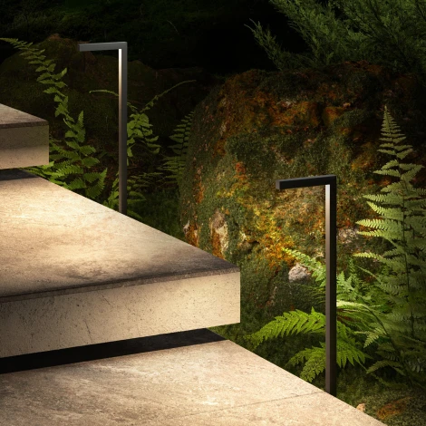 Наземный уличный свктильник Elektrostandard Stels 35181/S черный (LED, 24V, IP65)