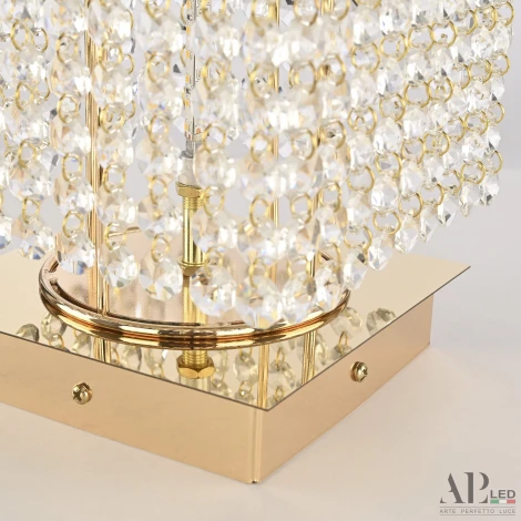 Интерьерная настольная лампа светодиодная APL LED Rimini S500.L4.15-38.A.3000.Gold
