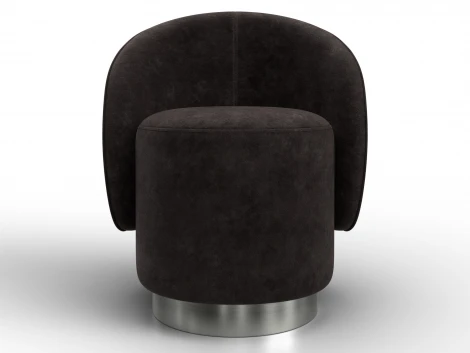 Кресло Лига-108 (Фанера,ДСП,Брус,Велюр/Коричневый) Лига Диванов 136468