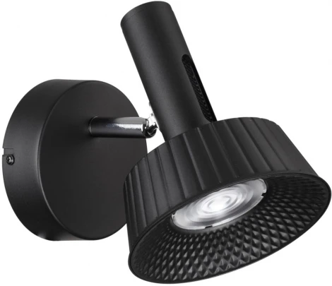 Спот Odeon Light Mali 6643/7WL IP20 LED 10W 3000K 220V черный/металл/акрил (выключатель, круглые)