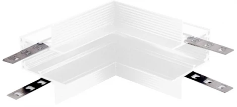 Соединитель внутренний угловой для встраиваемого магнитного шинопровода Crystal Lux SPACE CLT 0.223 02 WH