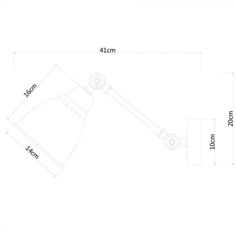 Бра Arte Lamp Braccio A2054AP-1SS