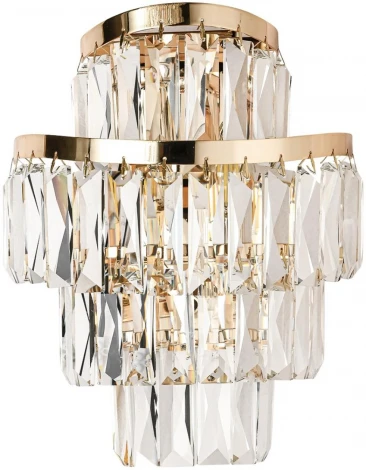 Бра Odeon Light Wayta 5073/2W золото/прозрачный/металл/хрусталь E14 2*40W (220V)