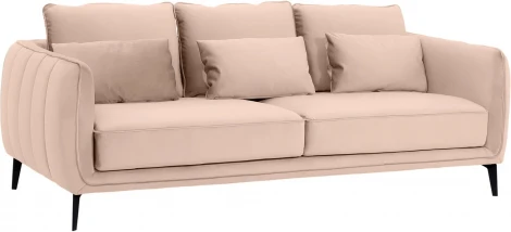 Диван Amsterdam трехместный ОГОГО (арт.701171), (Ткань/Бежевый)