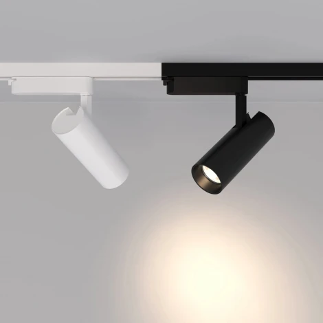 Трековый однофазный светильник LED LGD-GERA-2TR-R55-10W Day4000 (BK, 15 deg, 230V) (Arlight, IP20 Металл) 055001