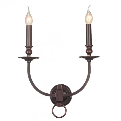 Бра Crystal Lux Suerte BROWN AP2 (220V, подсвечник, свеча)