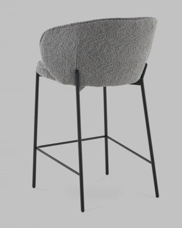 Стул полубарный Тисдейл букле темно-серый Stool Group арт.УТ000041696