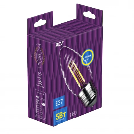 Лампочка светодиодная филаментная REV 32426 3