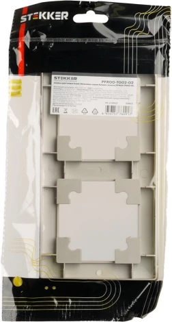 Рамка на 2 поста (шампань) Stekker Катрин 39803