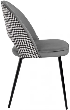 Стул Leo тёмно-серый с жаккардом Bradex Home RF 0265