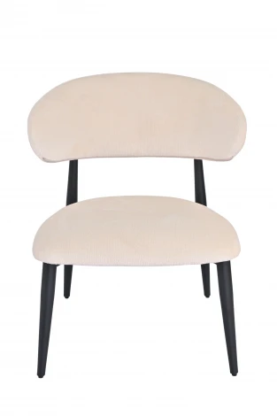 Кресло лаунж Ayla молочный 2 шт. Stool Group УТ000042038