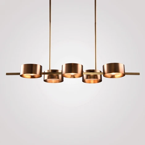 Потолочная люстра на штанге Sound Or6 Suspension Lamp 5 ImperiumLoft Trial01 (102140-26) (220V)
