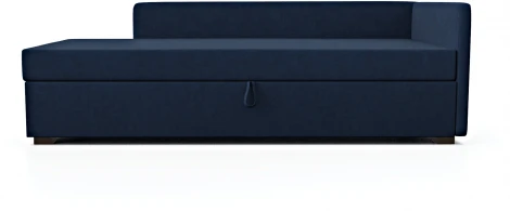 Диван-кровать Arsko Велес Угол правый велюр синий