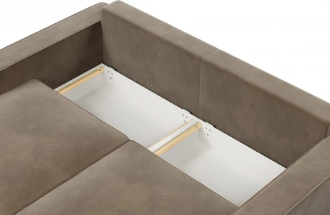 КОРСО-1 Диван прямой, бежевый D1 furniture арт.AAA41691001