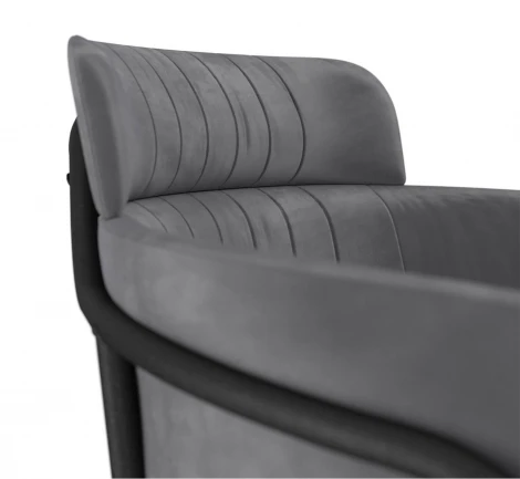 Стул Sheffilton SHT-S143 Угольно-серый/черный муар 9037958401