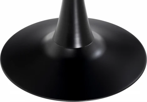 Стол стеклянный Woodville Tulip 90x74 black glass