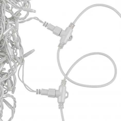 Провод-шина для гирлянд серии F90PRO 2м. 5 Т-коннекторов, шаг 50см статика/мерцание IP67 белый Uniel UCX-F90 T05/2M/WH
