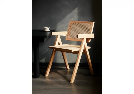 Обеденный стул Woodville Rattan wood