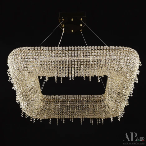 Подвесная люстра светодиодная APL LED Rimini S504.0.80.B.4000.Gold