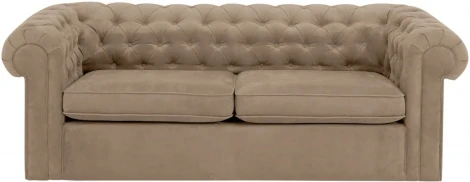 Диван Chesterfield ОГОГО (арт.329613), (Ткань/Коричневый)