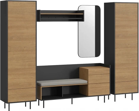 Композиция Look 14 ОГОГО (арт.843432), (ЛДСП/Черный)