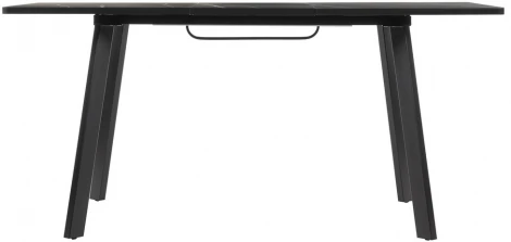 Стол Dublin раскладной 120-160х80х75 чёрный мрамор с чёрными ножками Bradex Home RF 0416