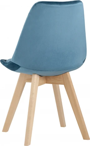 Стул FRANKFURT велюр синий 4 шт. Stool Group (арт.УТ000036622)