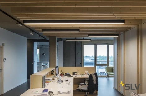 Подвесной линейный светильник светодиодный диммируемый SLV Glenos 1001403