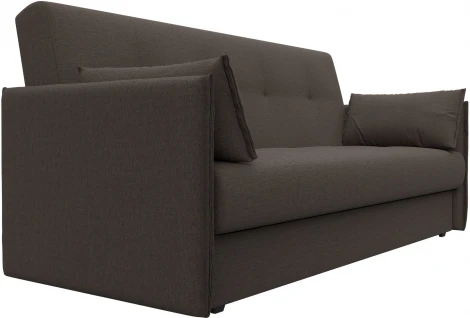 Диван-книжка Лига-018 (Коричневый/Рогожка) Лига Диванов арт.124985