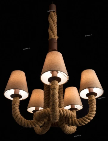 Подвесная люстра Arte Lamp Corda A8958LM-5BR