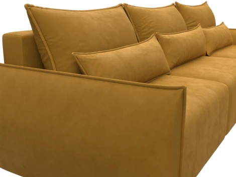 Диван угловой Лига-051 НПБ Лонг угол универсальный Лига Диванов (Велюр) арт.128725