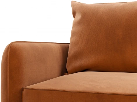 ПОРТЛЕНД  МИНИ Диван прямой терракотовый D1 furniture арт.AAA41667002