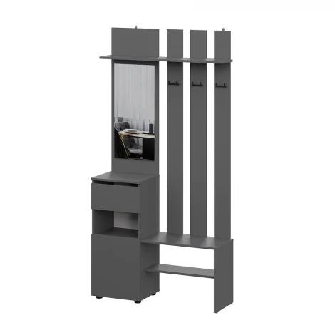 Прихожая Арника Денвер графит. Комплект