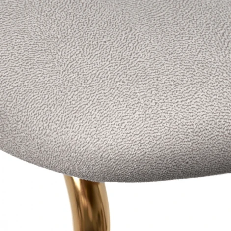 Стул Elle серый с золотыми ножками RF 0781 Bradex Home (арт.RF 0781)