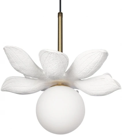 Подвесной светильник Loft It Monro 10213/B White (220V, цветы, шар)