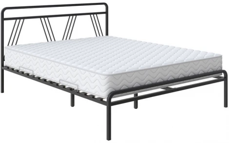 Без бренда Кровать Viva (Металл Черный) 180x200