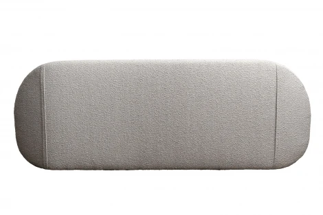 Кровать Sicilia без мех.,букле бежевая Orso BEG 240*220*87см Garda Decor