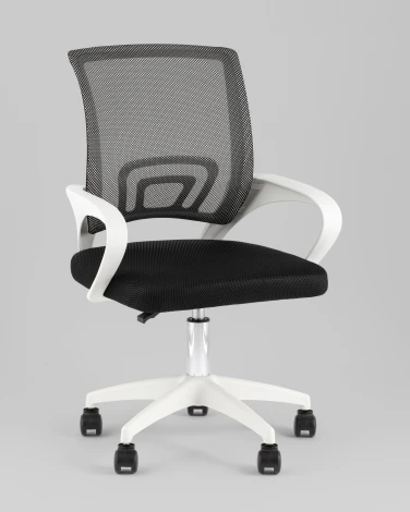 Кресло офисное TopChairs Simple SN черный пластик белый TopChairs УТ000042082