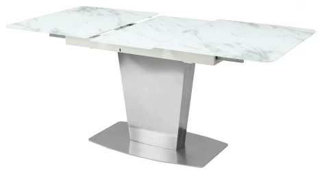 Стеклянный стол M-City CASTSTEEL 130 GLASS ПОД МРАМОР