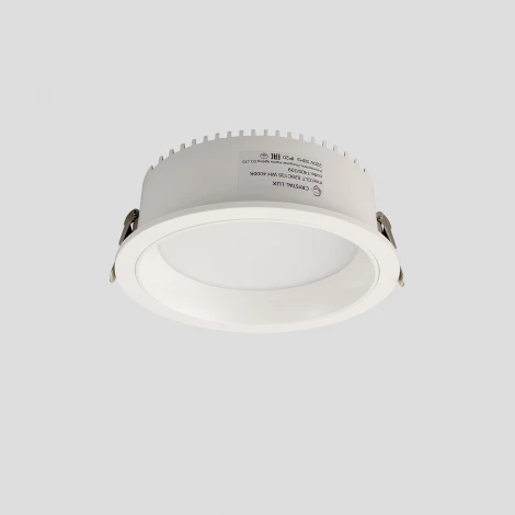Светильник встраиваемый светодиодный IP44 Crystal Lux CLT 529C135 WH 4000K