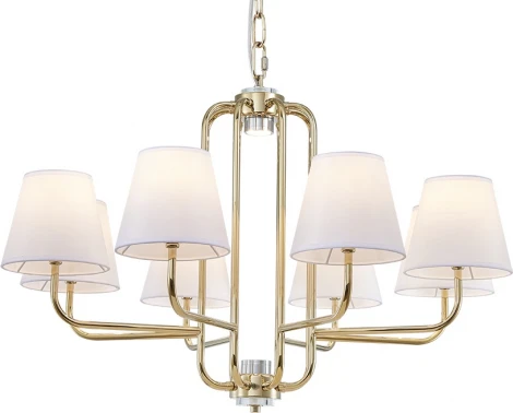 Подвесная люстра Newport 4640 4648/С gold (220V, на цепи)