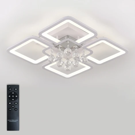 Потолочная люстра Natali Kovaltseva Cascade LED LAMPS 81157 (регулировка яркости, 220V, подвески, пульт управления)