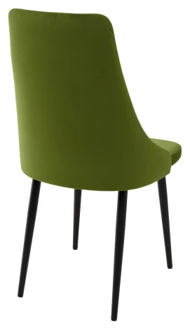 Обеденный стул M-City Руссо Premier 17 Лайм, велюр/черный каркас