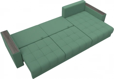 Диван угловой с декором Лига-049 НПБ Лонг Лига Диванов (Рогожка) арт.128293