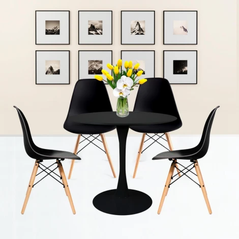 Стол Tulip диам. 90см, белый